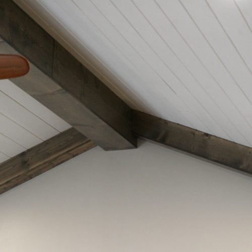 wood beam ceiling remodel lake ozark